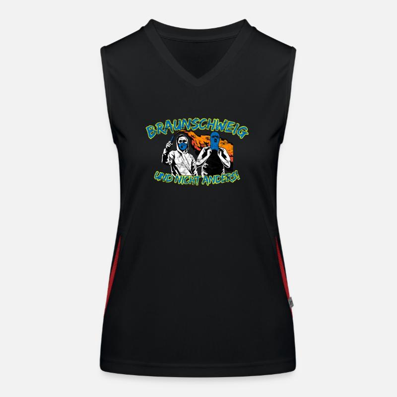 Braunschweig und nicht anders UPDATE Funktionelles Kontrast-Tank Top für Frauen