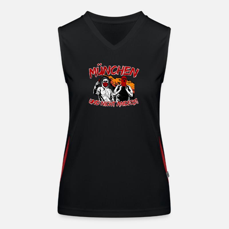 München und nicht anders UPDATE Funktionelles Kontrast-Tank Top für Frauen