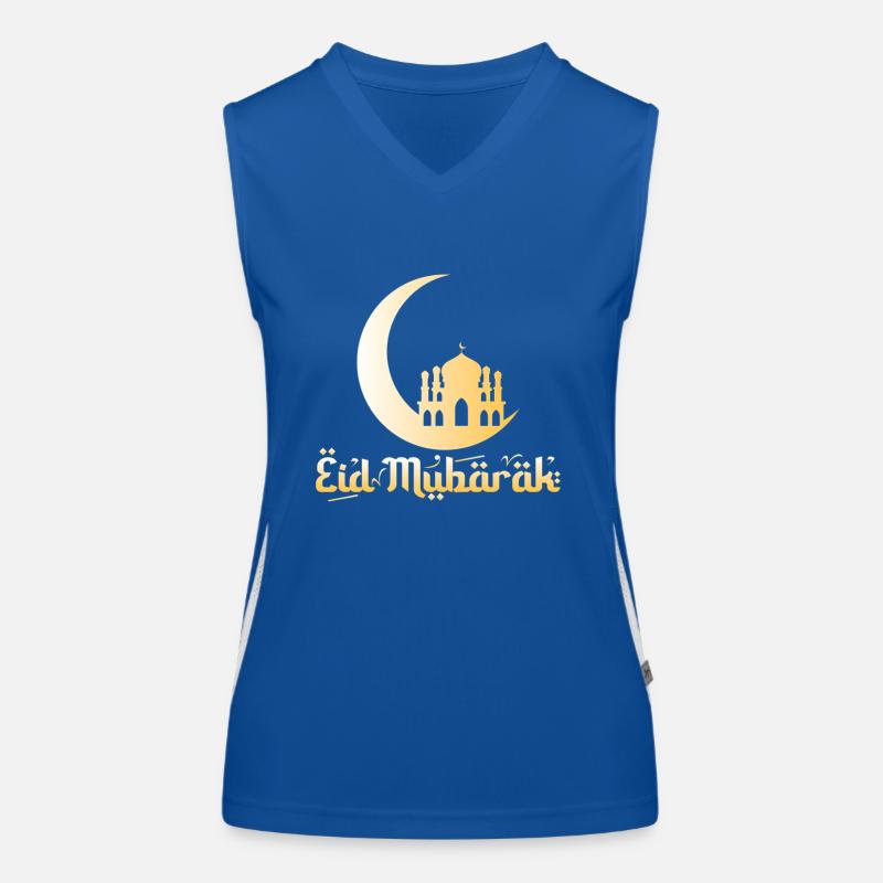Eid Mubarak Women's Functional Contrast Tank Top
