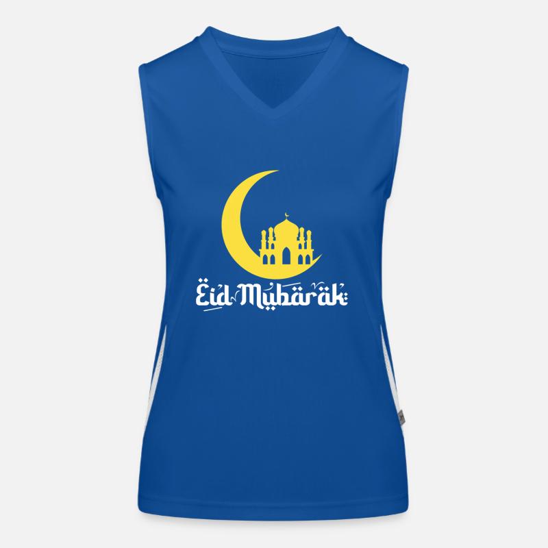 Eid Mubarak Funktionelles Kontrast-Tank Top für Frauen