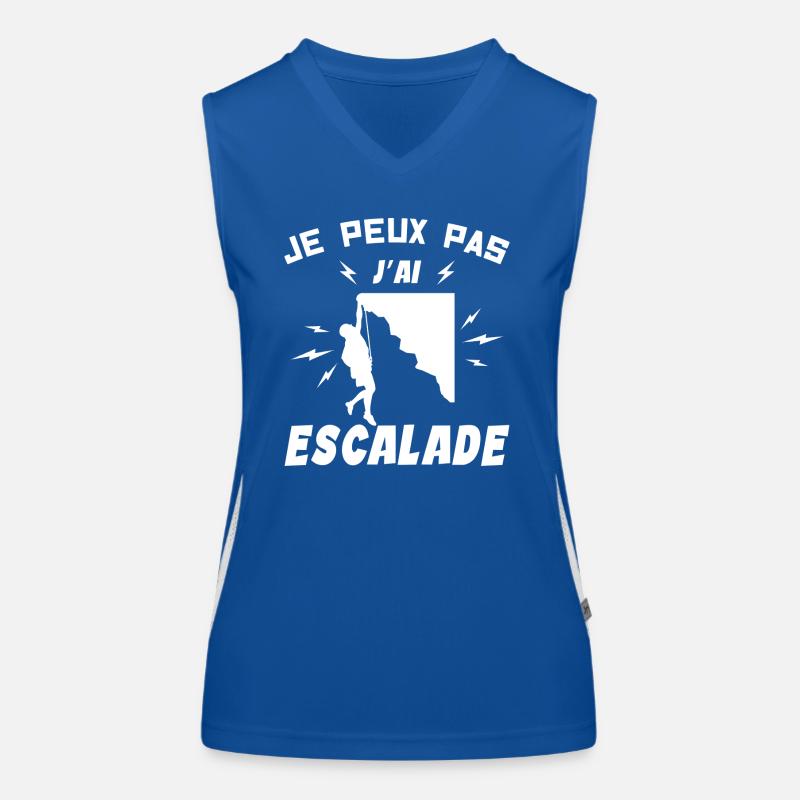 Je Peux Pas J'ai Escalade Débardeur respirant contrasté Femme