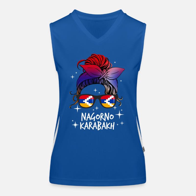 Bergkarabach Funktionelles Kontrast-Tank Top für Frauen
