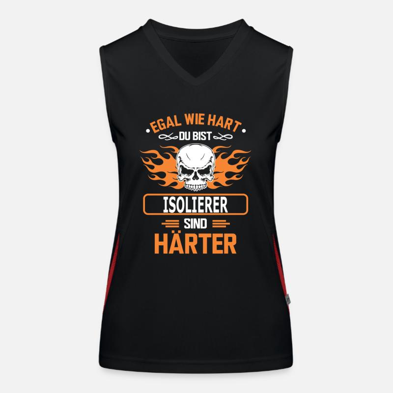 ISOLIERER Funktionelles Kontrast-Tank Top für Frauen