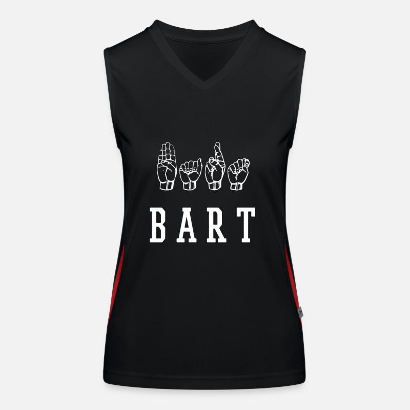 Bart Funktionelles Kontrast-Tank Top für Frauen
