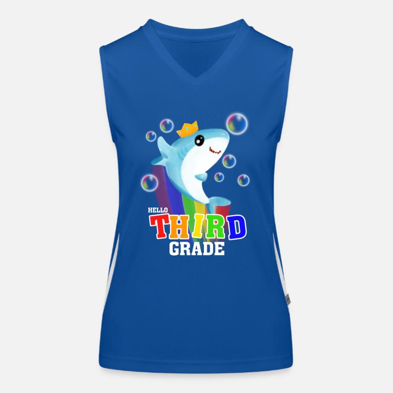 Hello Third Grade Women's Functional Contrast Tank Top