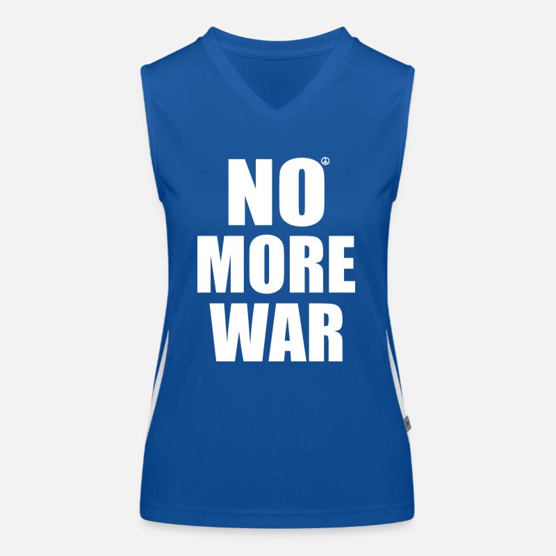 No more war Women's Functional Contrast Tank Top