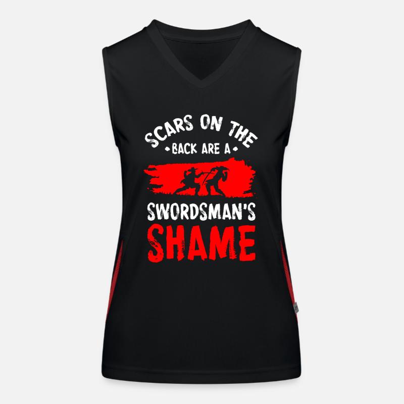 Warrior Samurai Duel Women's Functional Contrast Tank Top