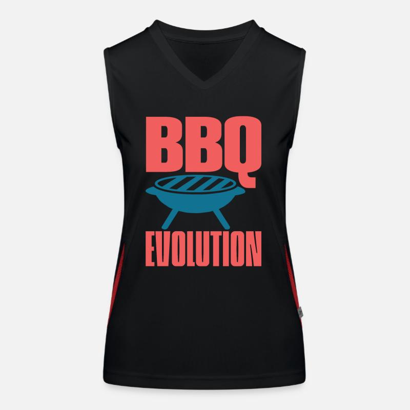 BBQ EVOLUTION Women's Functional Contrast Tank Top