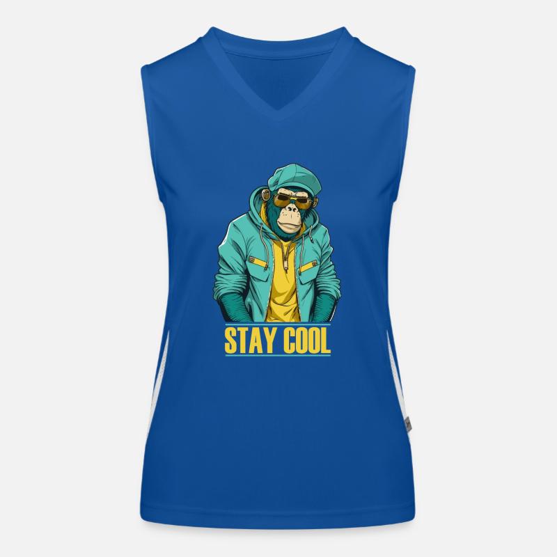 Cool Monkey Stay Cool Women's Functional Contrast Tank Top