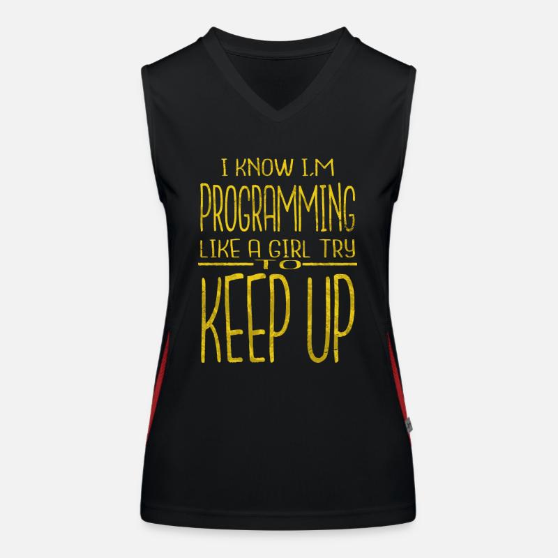 Computer Science Jokes Women's Functional Contrast Tank Top