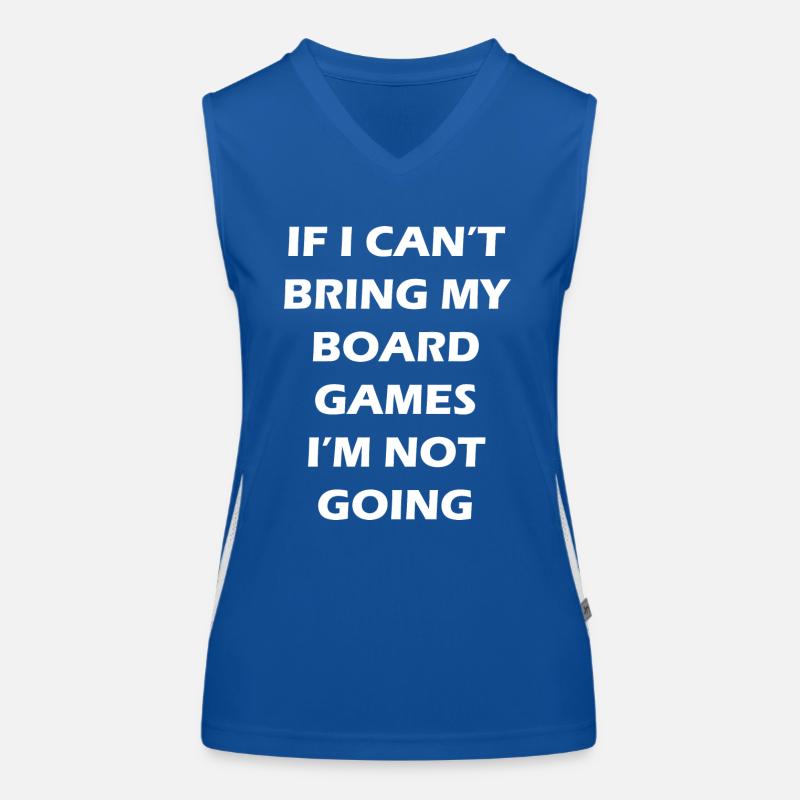 boardgame chess backgammon game night Funktionelles Kontrast-Tank Top für Frauen