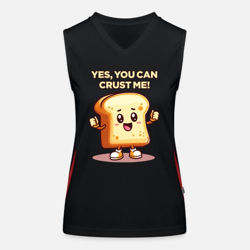 Du kannst mich verkrusten Funktionelles Kontrast-Tank Top für Frauen
