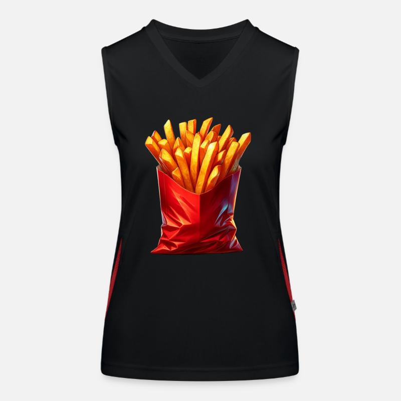 Frites Débardeur respirant contrasté Femme