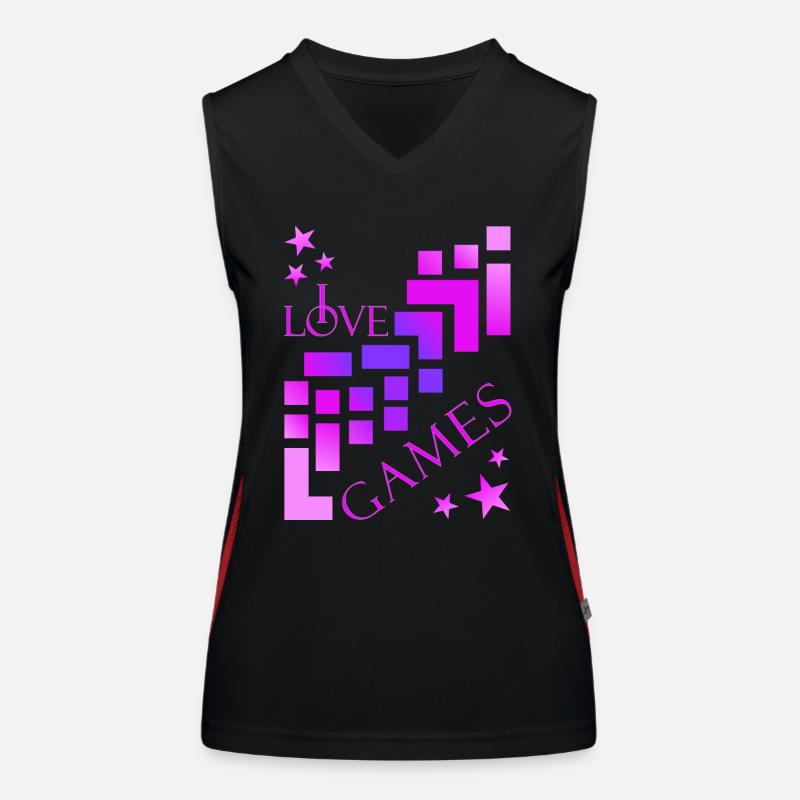 Building Blocks Player Women's Functional Contrast Tank Top