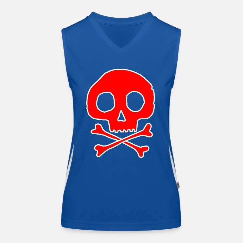 Skull and bones Women's Functional Contrast Tank Top