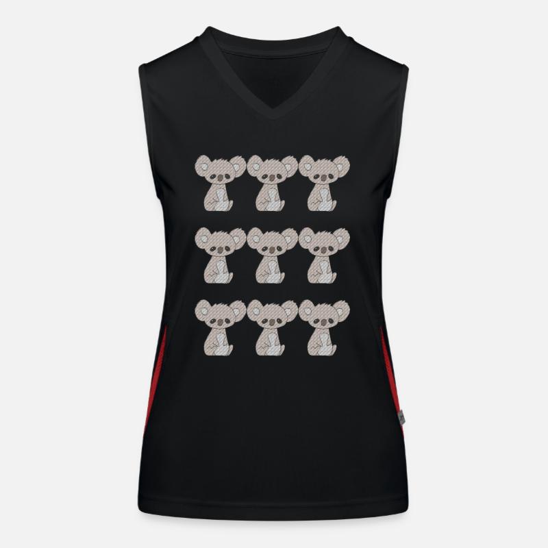 koala 9fach Funktionelles Kontrast-Tank Top für Frauen