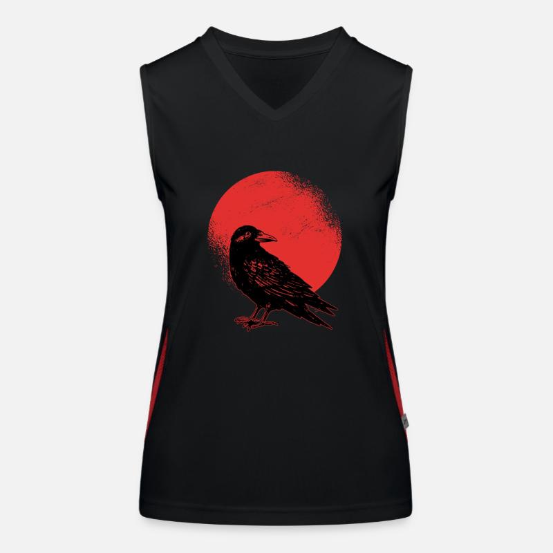 Corbeau Débardeur respirant contrasté Femme