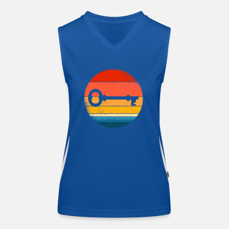 key Women's Functional Contrast Tank Top