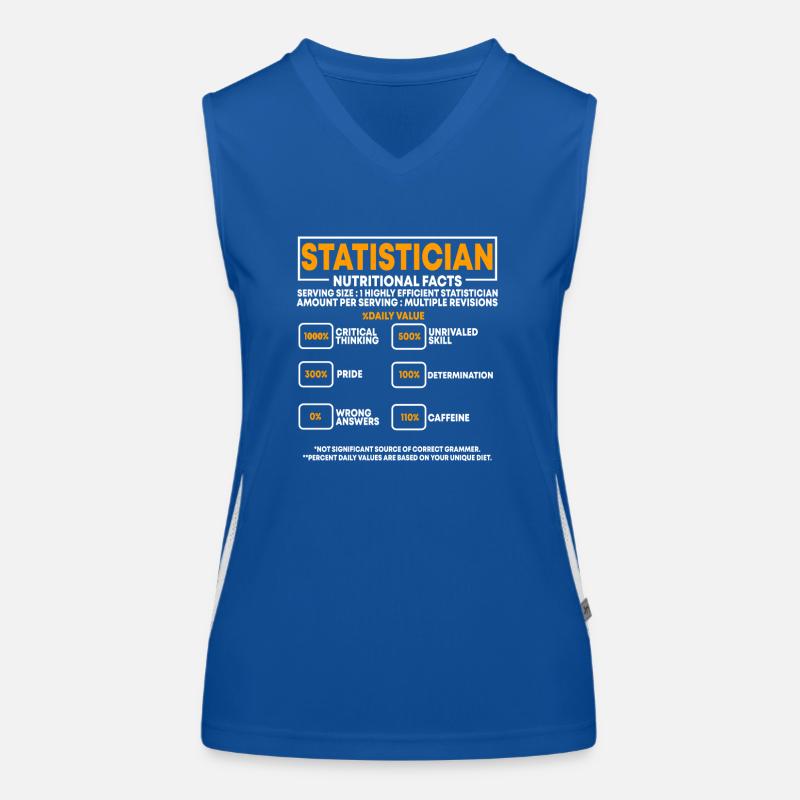 Statistiker Funktionelles Kontrast-Tank Top für Frauen