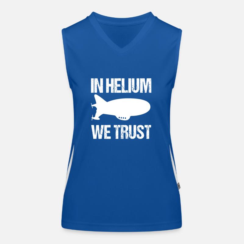 Zeppelin Helium Geschenk Funktionelles Kontrast-Tank Top für Frauen