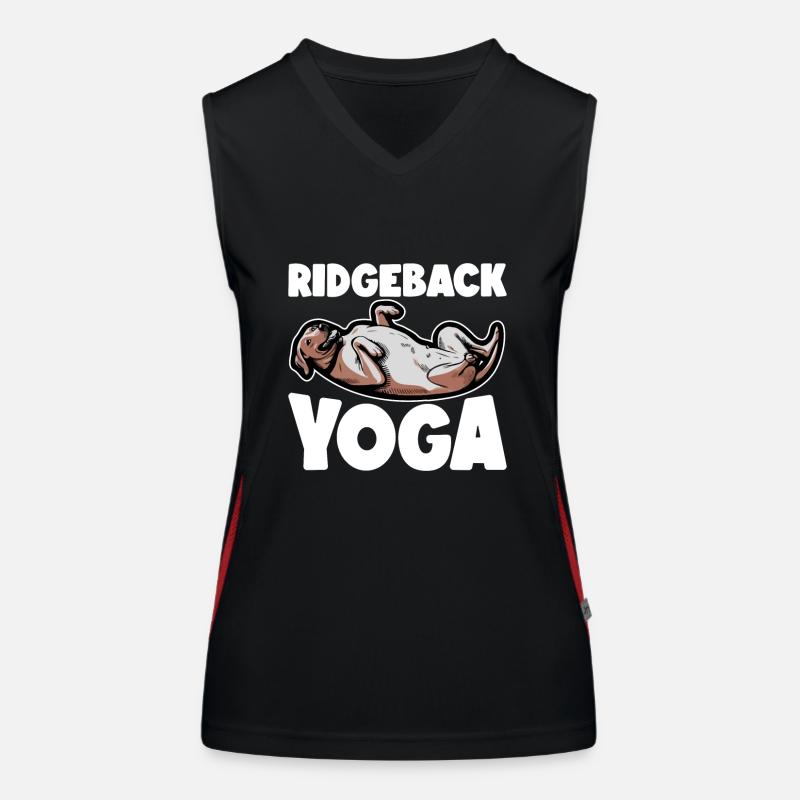 Rhodesian Ridgeback Dog Rhodesian Ridgebacks Women's Functional Contrast Tank Top