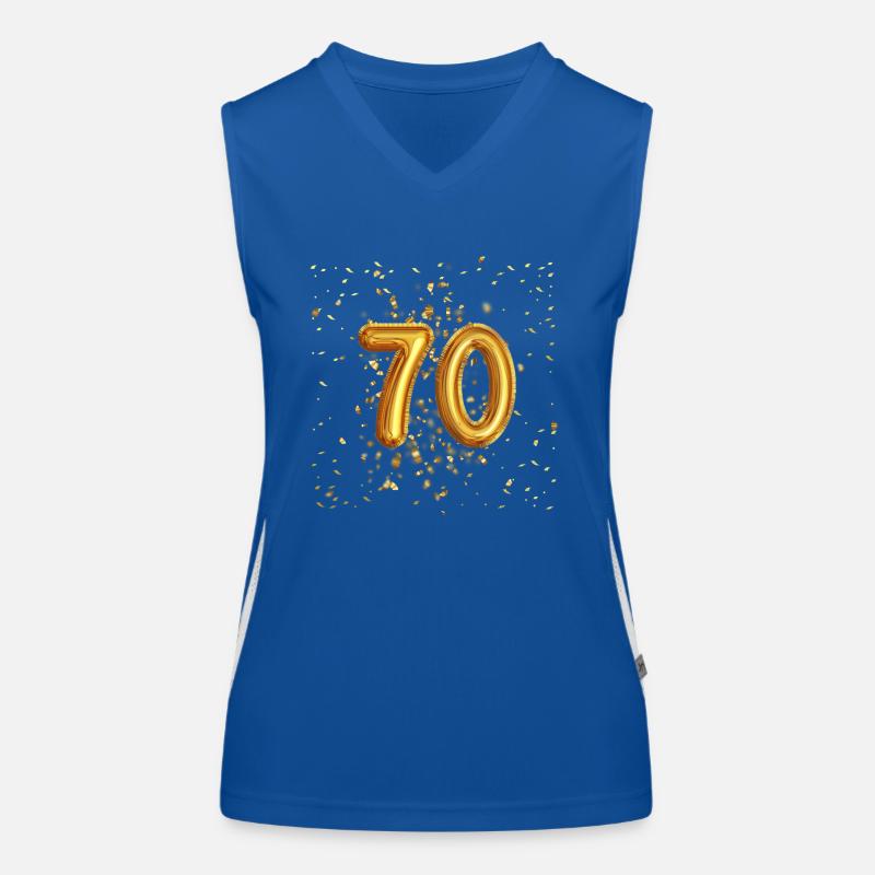 70 ans de conception de ballons Débardeur respirant contrasté Femme