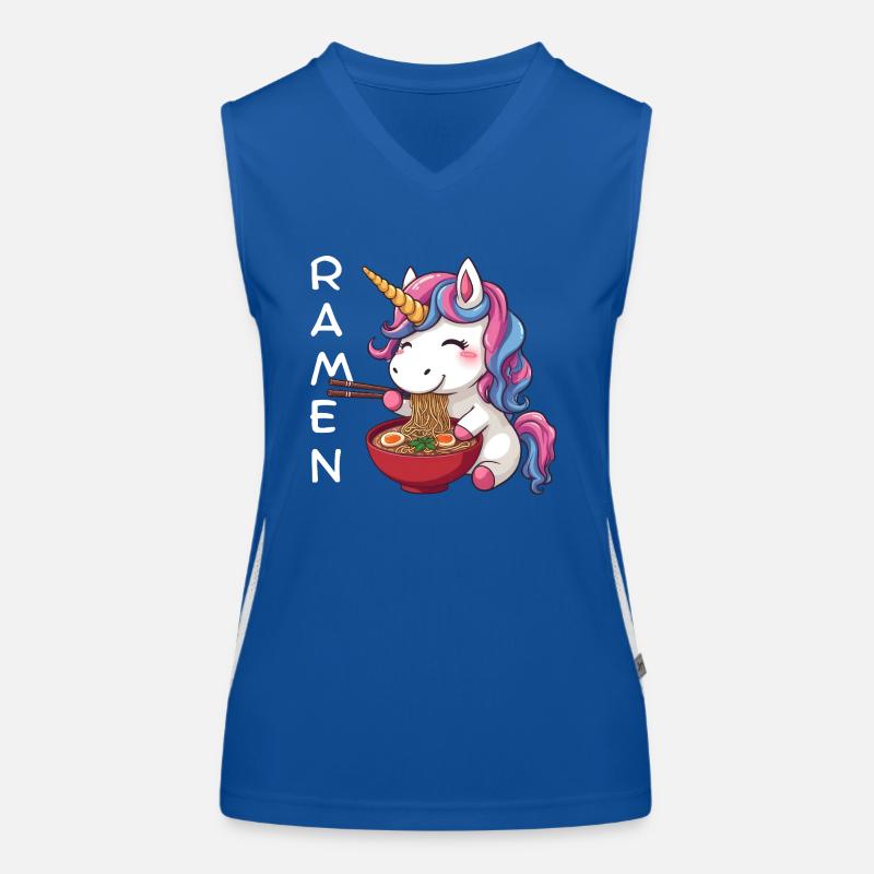 Ramen Licorne Débardeur respirant contrasté Femme