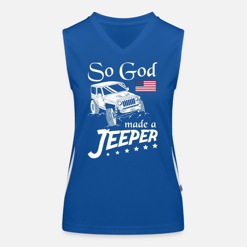 Alors Dieu ade un Jeeper Débardeur respirant contrasté Femme