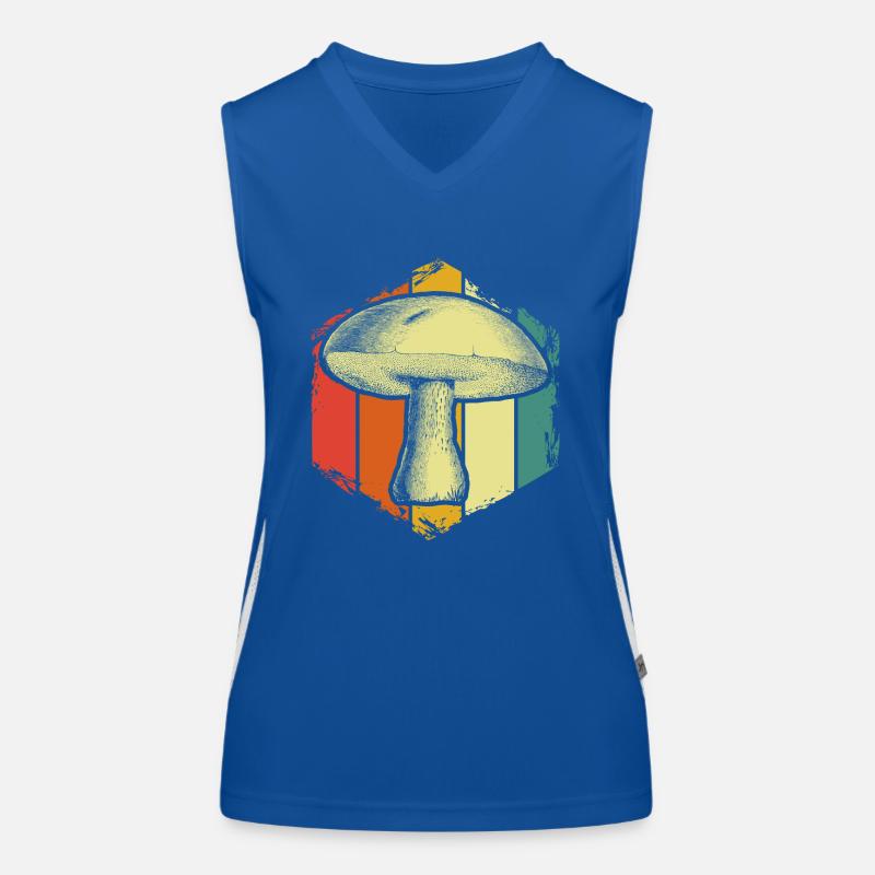 Champignons Débardeur respirant contrasté Femme