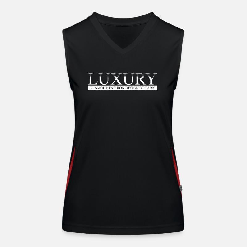 LUXURY GLAMOUR Women's Functional Contrast Tank Top