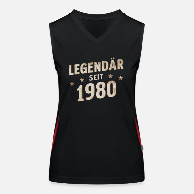 Legendär Seit 1980 Funktionelles Kontrast-Tank Top für Frauen