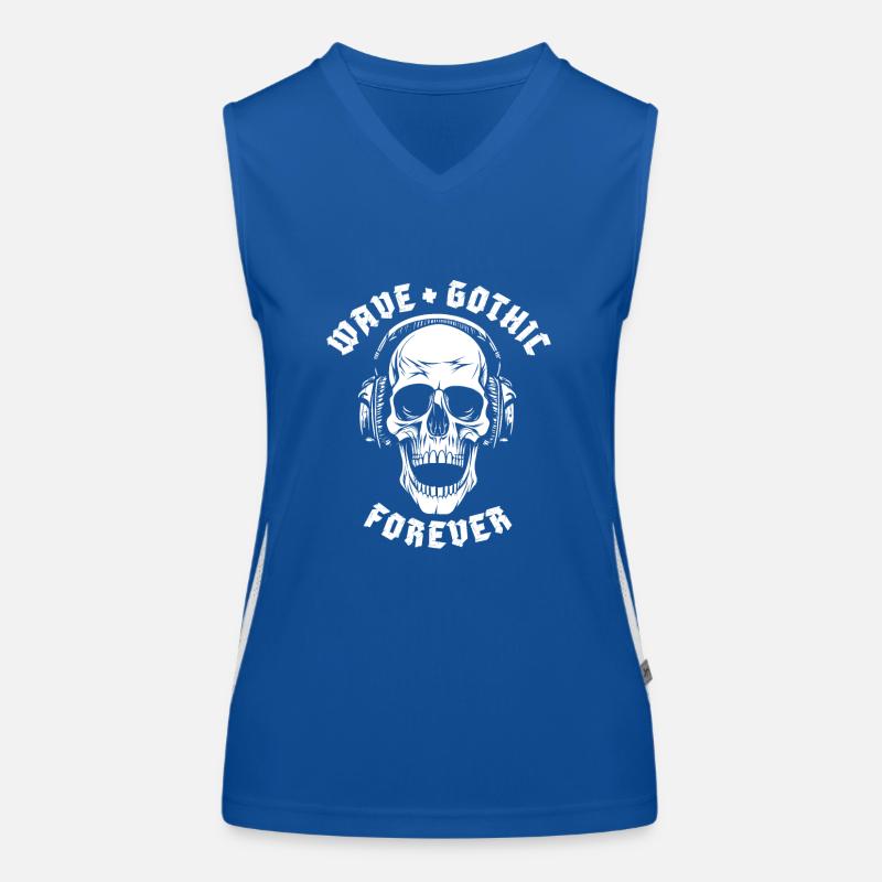 WAVE + GOTHIC FOREVER Funktionelles Kontrast-Tank Top für Frauen