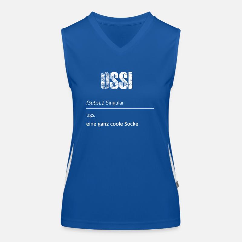 OSSI - eine coole Socke Funktionelles Kontrast-Tank Top für Frauen