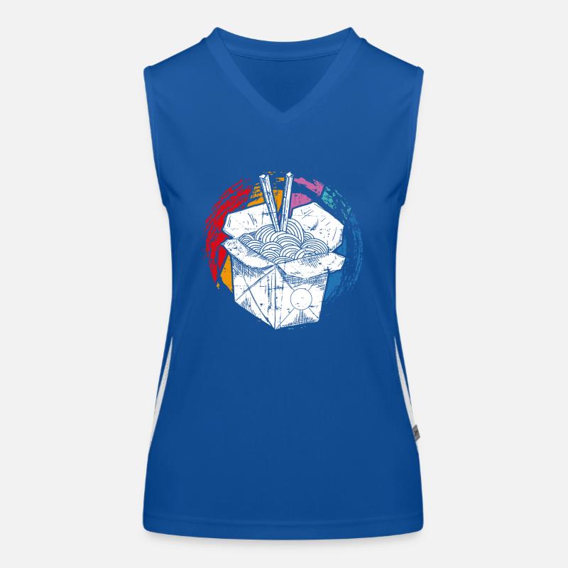 Nudeln Funktionelles Kontrast-Tank Top für Frauen