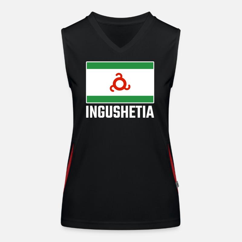 Ingouchie Inguschetia Drapeau ingouche Ing Débardeur respirant contrasté Femme