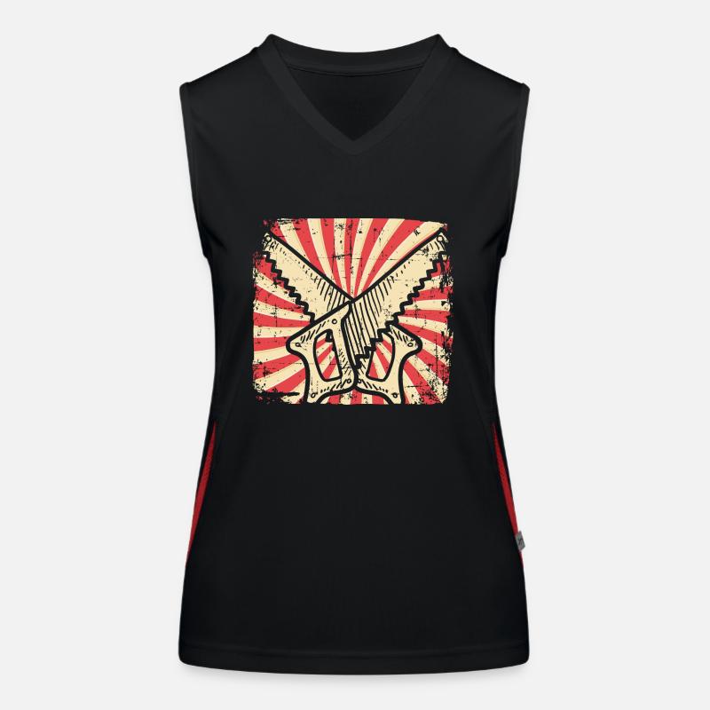 saw Women's Functional Contrast Tank Top