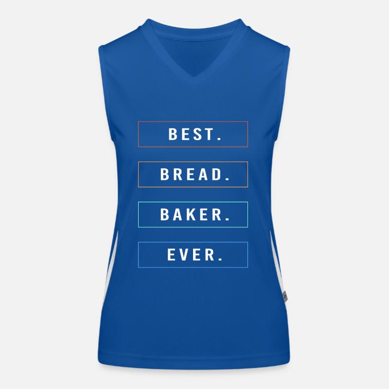 Bäcker Bäckerin Backen Funktionelles Kontrast-Tank Top für Frauen