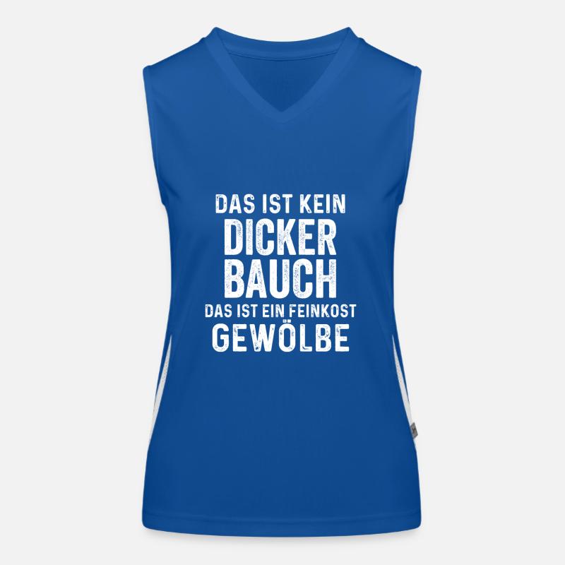 That's not a big belly Women's Functional Contrast Tank Top