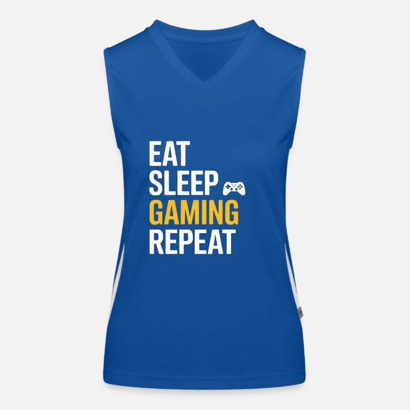 Manger dormir jeu répéter Débardeur respirant contrasté Femme