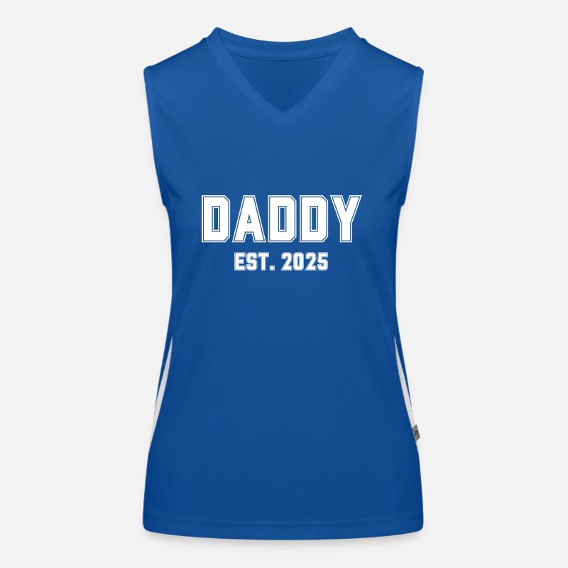 Daddy Est. 2025 Funktionelles Kontrast-Tank Top für Frauen