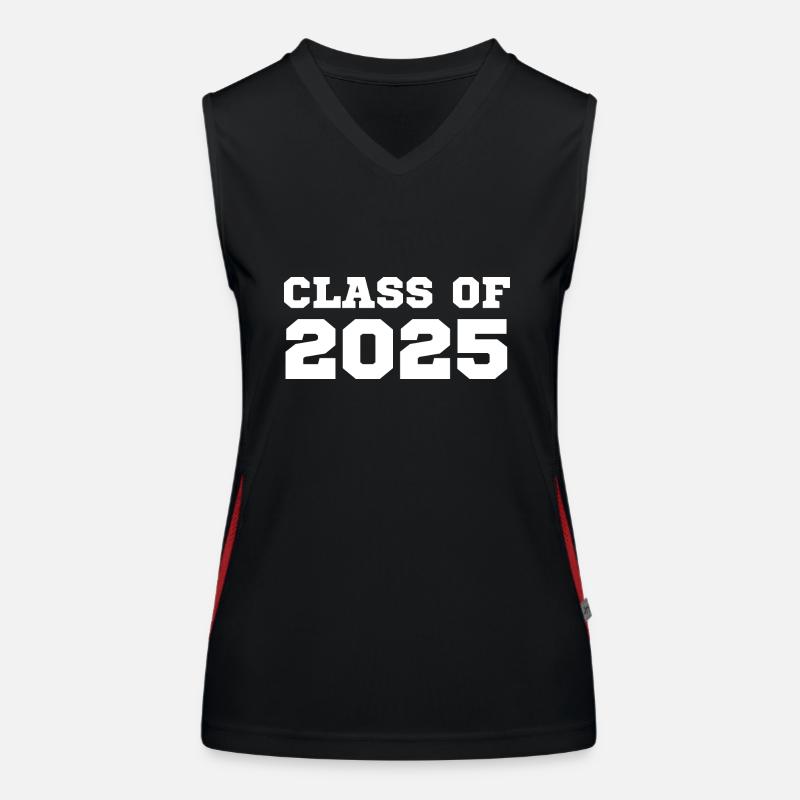 Class Of 2025 Funktionelles Kontrast-Tank Top für Frauen