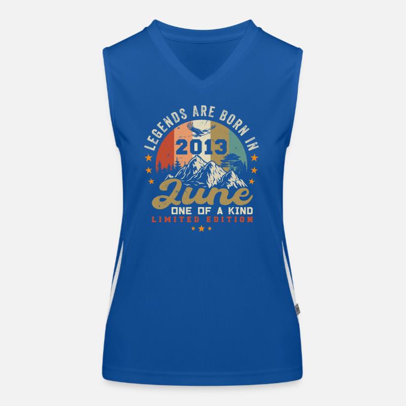 June 2013 Anniversary Juni 2013 Juni Women's Functional Contrast Tank Top