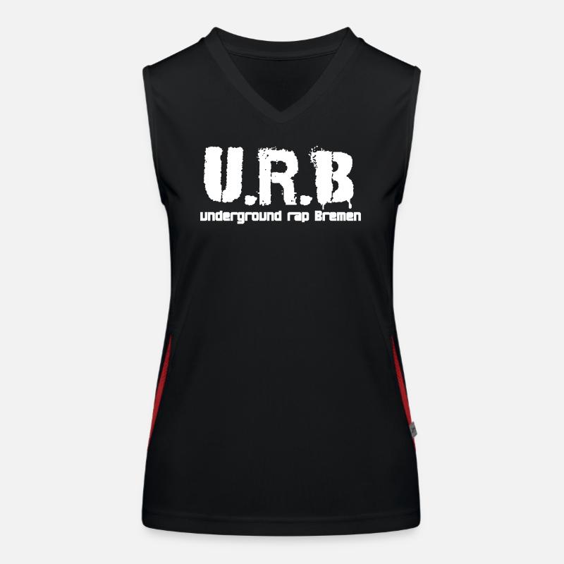 U.R.B - underground rap bremen Funktionelles Kontrast-Tank Top für Frauen