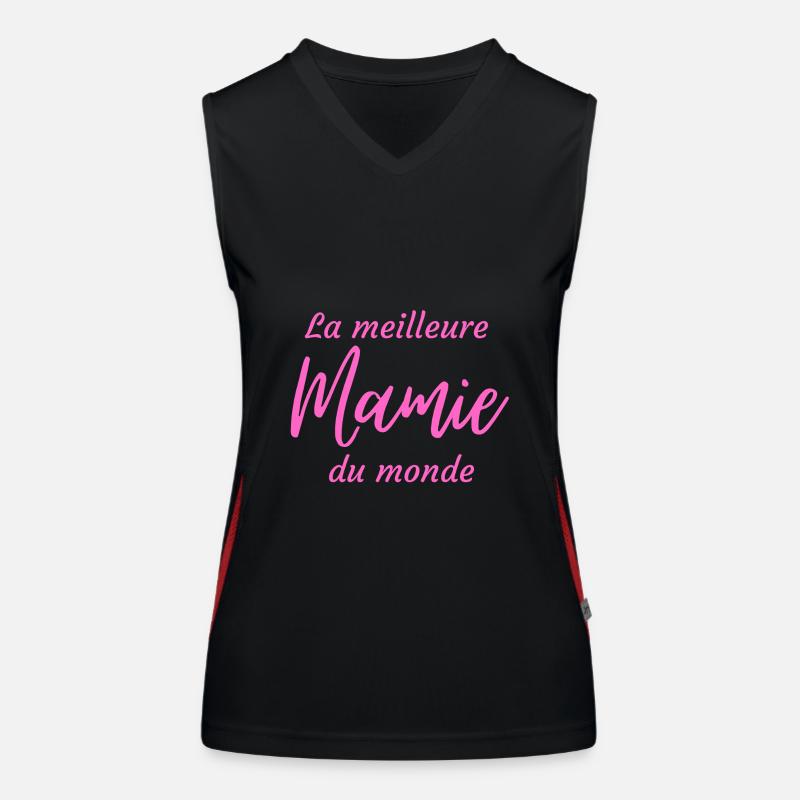 3 Débardeur respirant contrasté Femme