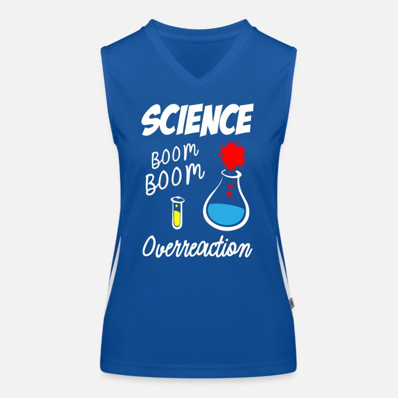 Science Overreaction Funktionelles Kontrast-Tank Top für Frauen