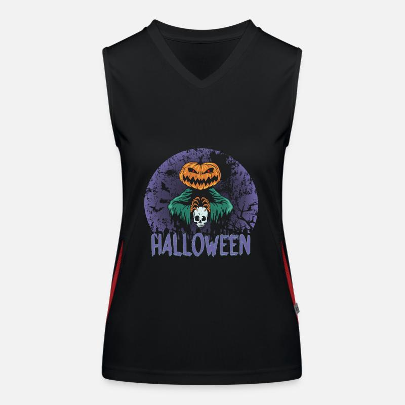 Halloween Débardeur respirant contrasté Femme