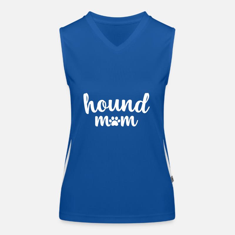Hound Mama Hund Mama Plott Hound Muttertag Funktionelles Kontrast-Tank Top für Frauen