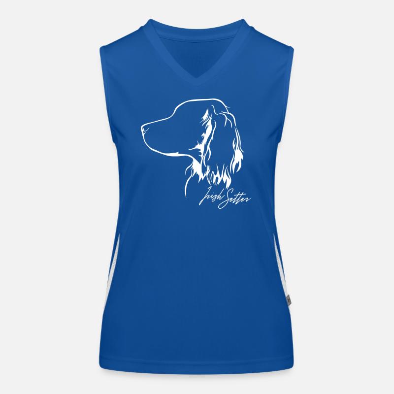 IRISH SETTER Profil Chiens Chien Wilsigns Débardeur respirant contrasté Femme