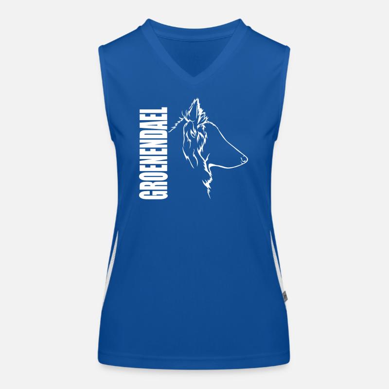 GROENENDAEL Profil Chiens Wilsigns Débardeur respirant contrasté Femme