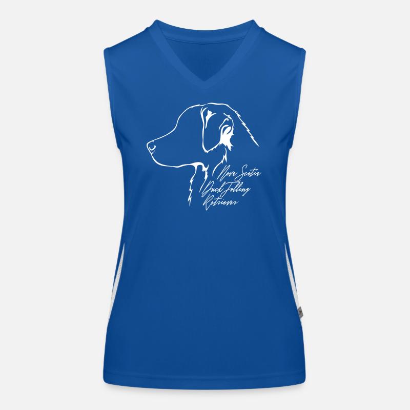 NOVA SCOTIA DUCK TOLLING RETRIEVER Profil Wilsigns Débardeur respirant contrasté Femme